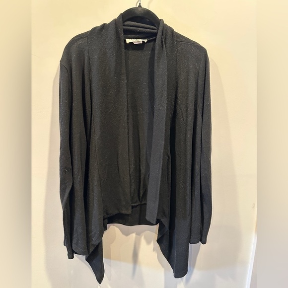 Moa Moa Women's Black Open Front Sweater - Picture 1 of 4